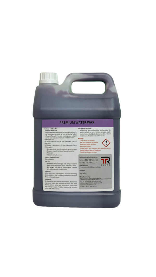 Premium Water Wax - 5KG