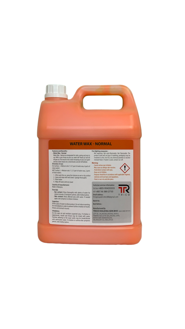 Water Wax Orange - 5KG