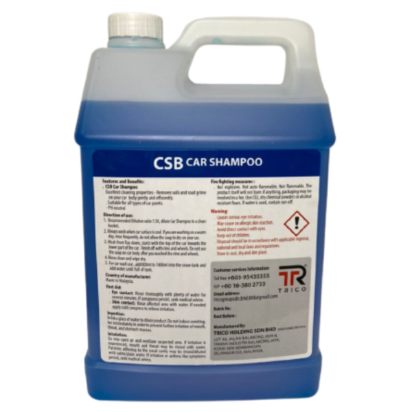 Car Shampoo Wash Shine PH Balance 4KG